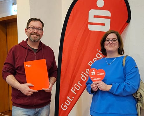 Sparkasse - Spende für Klassenzimmer